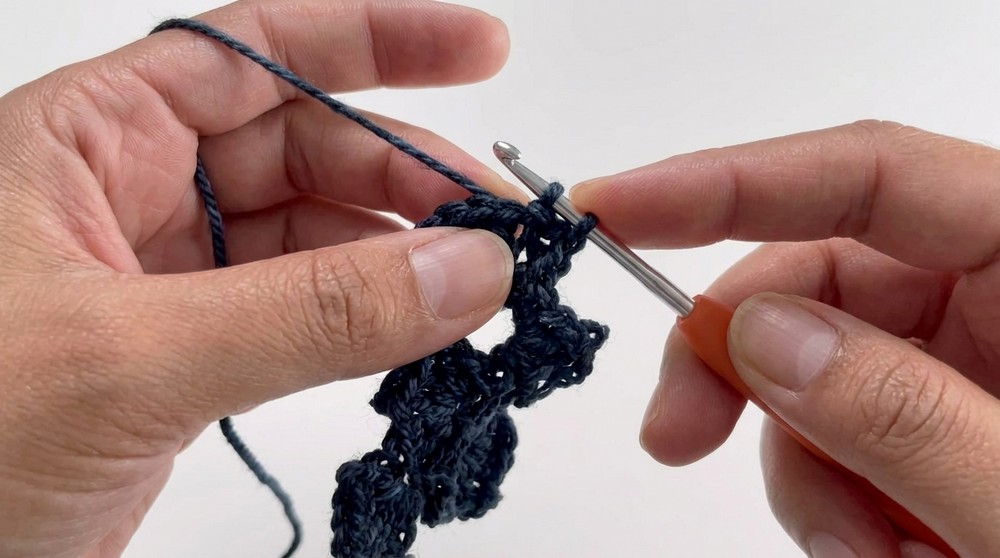 Crochet Cross Granny Square Pattern 4