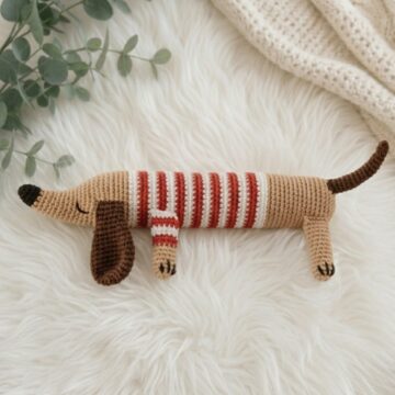 Crochet Dachshund Amigurumi Pattern 8