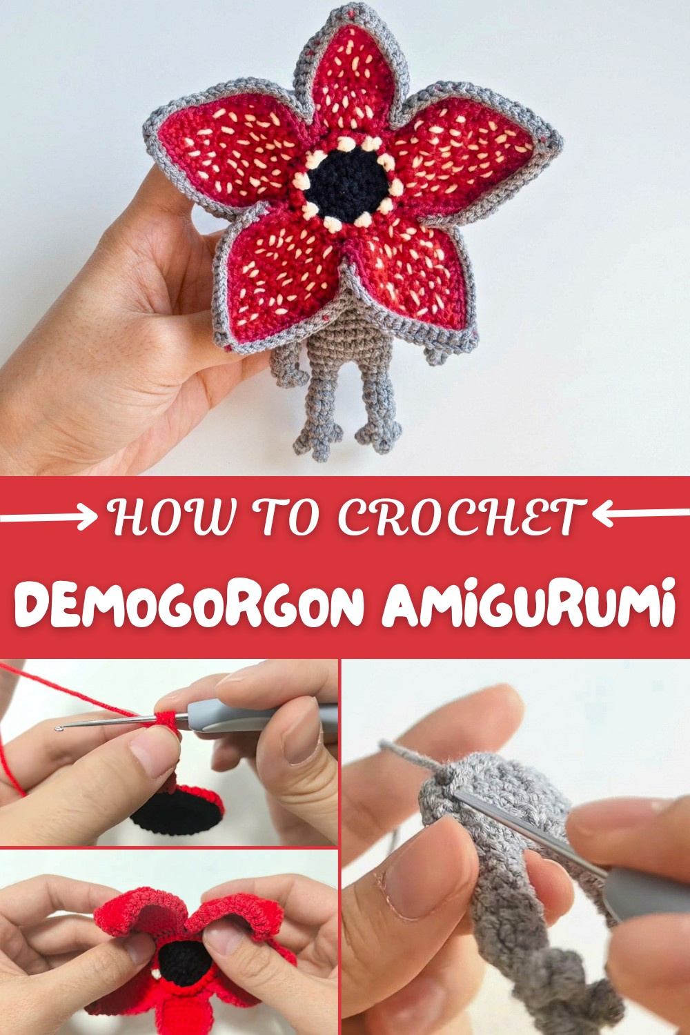 Crochet Demogorgon Amigurumi Pattern