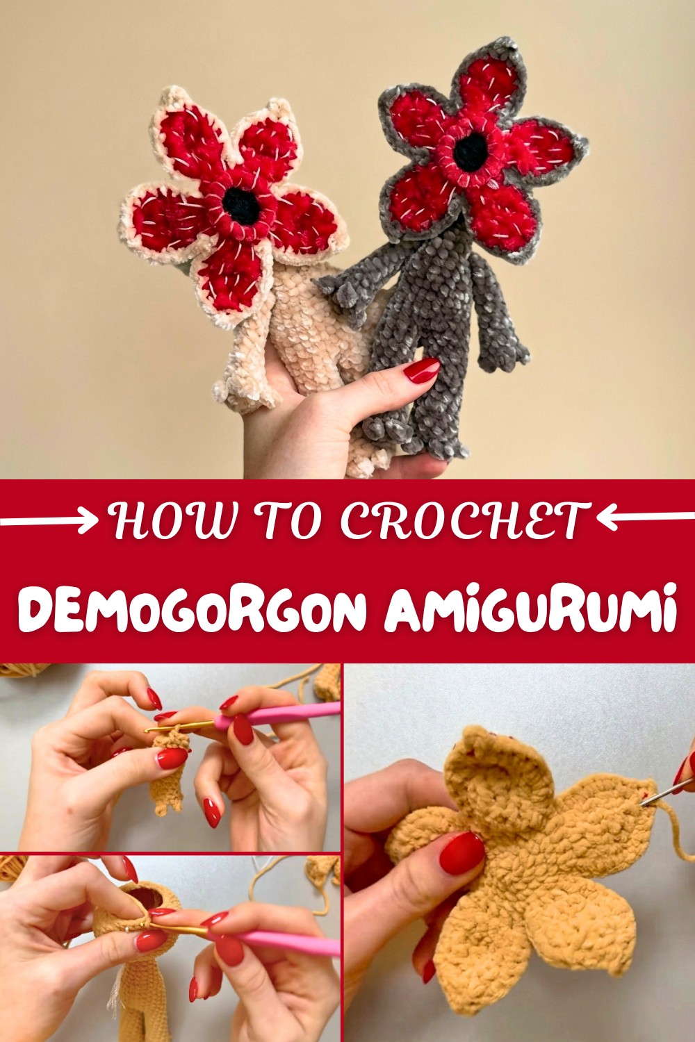 Crochet Demogorgon Amigurumi Pattern