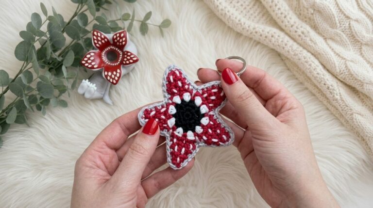 Crochet Demogorgon Keychain Pattern 7
