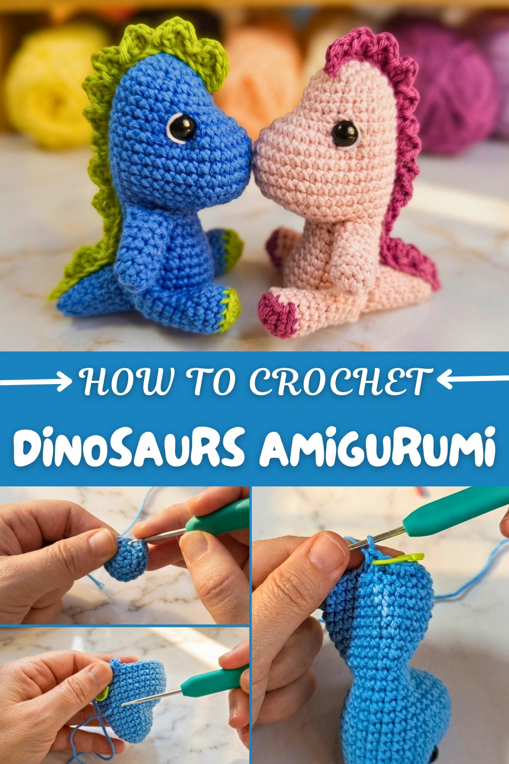 Crochet Dinosaurs Amigurumi Pattern