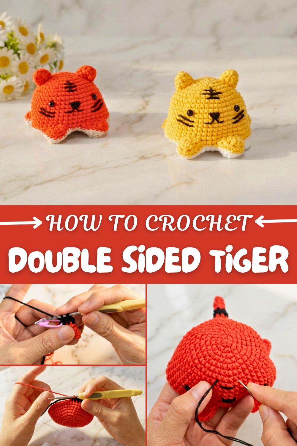 Crochet Double Sided Tiger Pattern