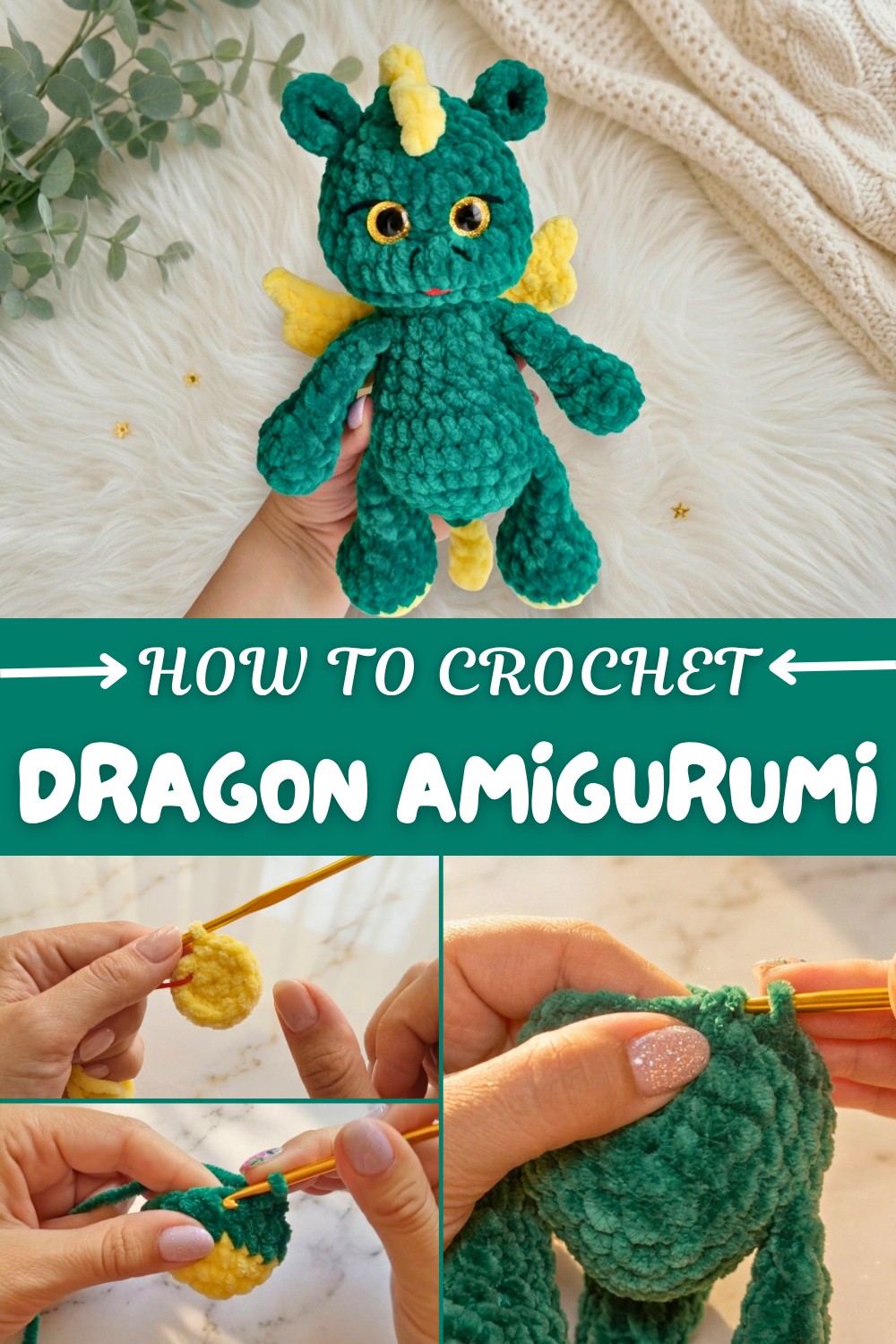 Crochet Dragon Amigurumi Pattern