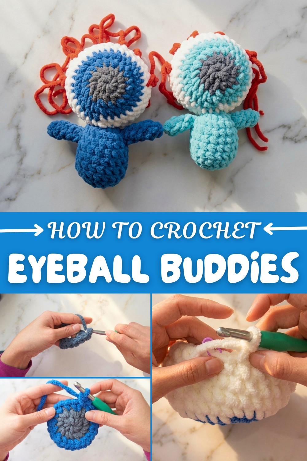Crochet Eyeball Buddies Pattern