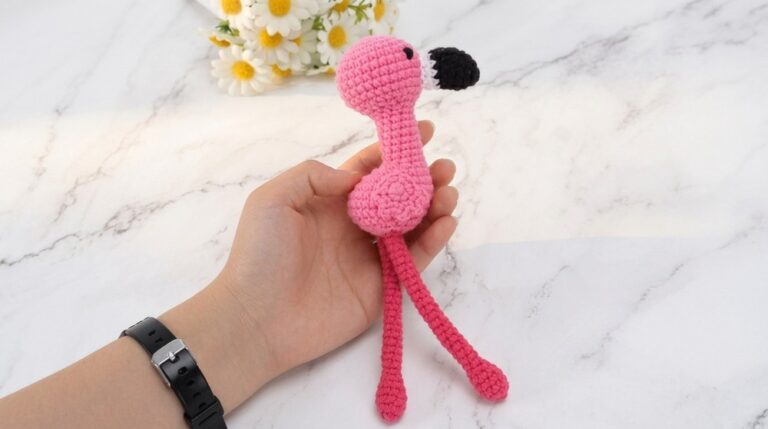 Crochet Flamingo Amigurumi Pattern 7
