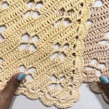 Crochet Flower Bandana Pattern 7