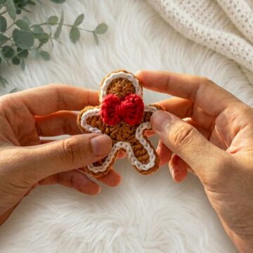 Crochet Gingerbread Man Pattern 6