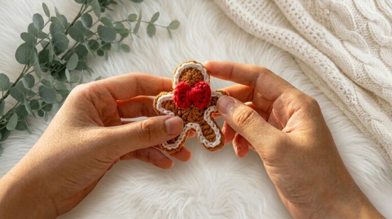 Crochet Gingerbread Man Pattern 6