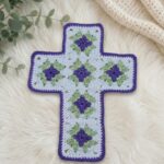 Crochet Granny Square Cross Wall Hanging Pattern 6