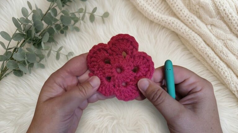 Crochet Granny Square Flower Pattern 5
