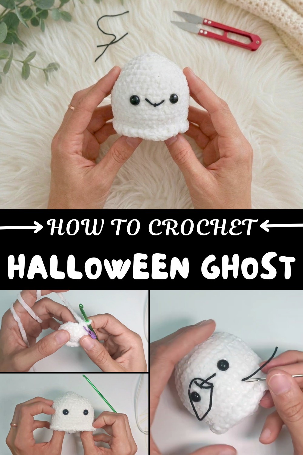 Crochet Halloween Ghost Pattern