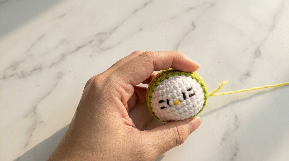 Crochet Hello Kitty Frog Pattern 5