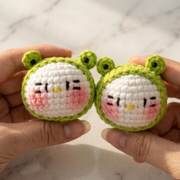 Crochet Hello Kitty Frog Pattern 6