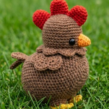 Crochet Hen Amigurumi Pattern 6