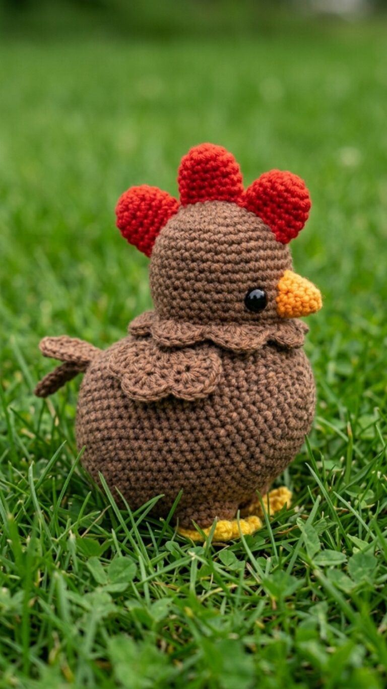Crochet Hen Amigurumi Pattern 6