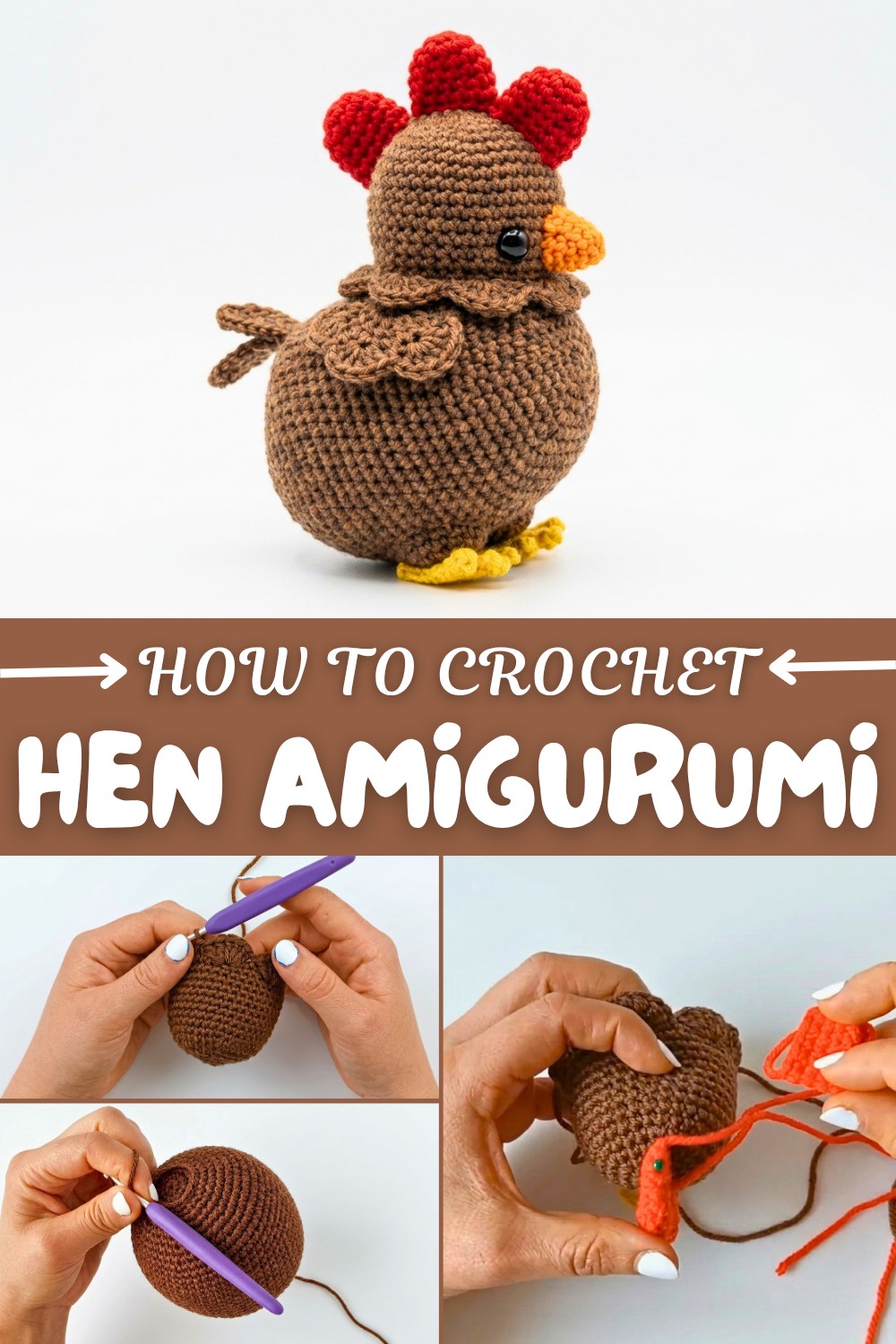 Crochet Hen Amigurumi Pattern