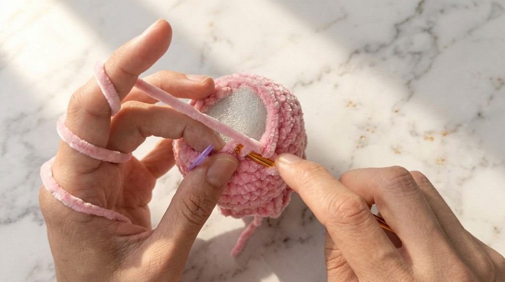 Crochet Ice Cream Cone Plush Pattern 5