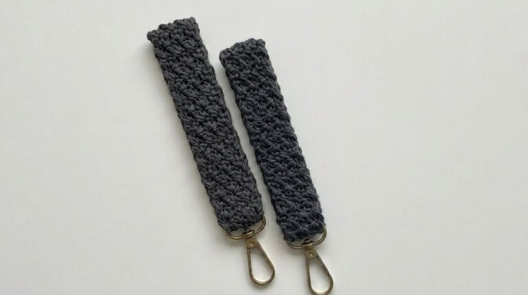 Crochet Keychain Lanyard Pattern 5