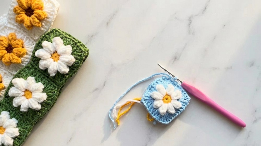 Crochet Korean headband Pattern 3