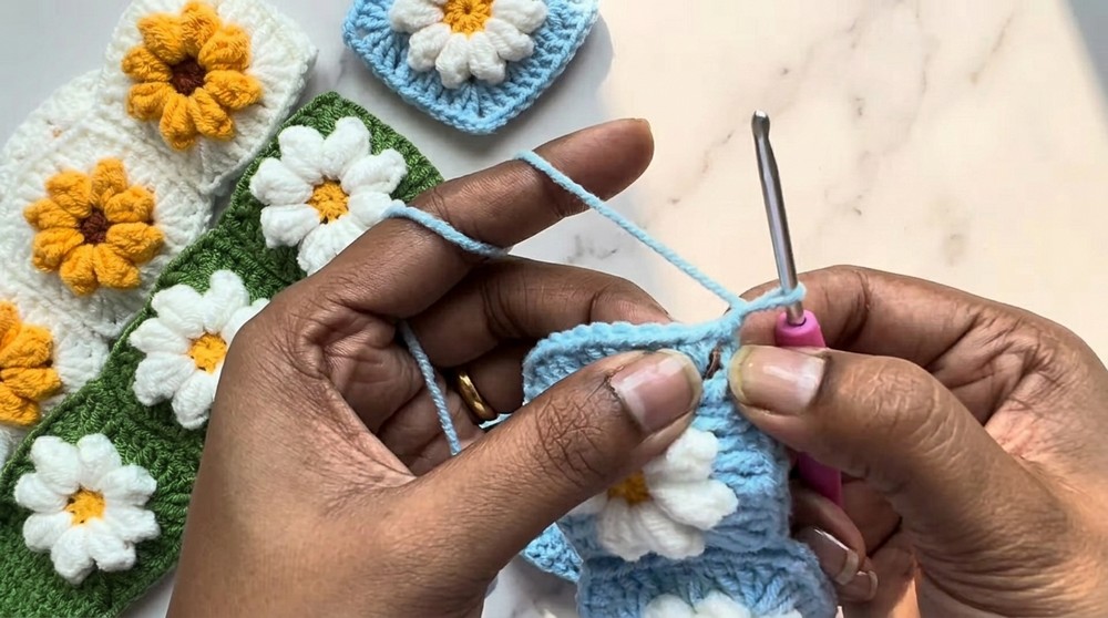 Crochet Korean headband Pattern 4
