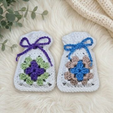 Crochet Lavender Fragrance Pouch Pattern 6