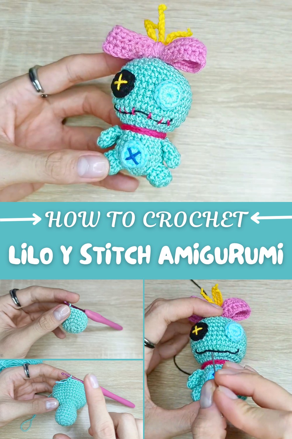 Crochet Lilo y Stitch Amigurumi Pattern