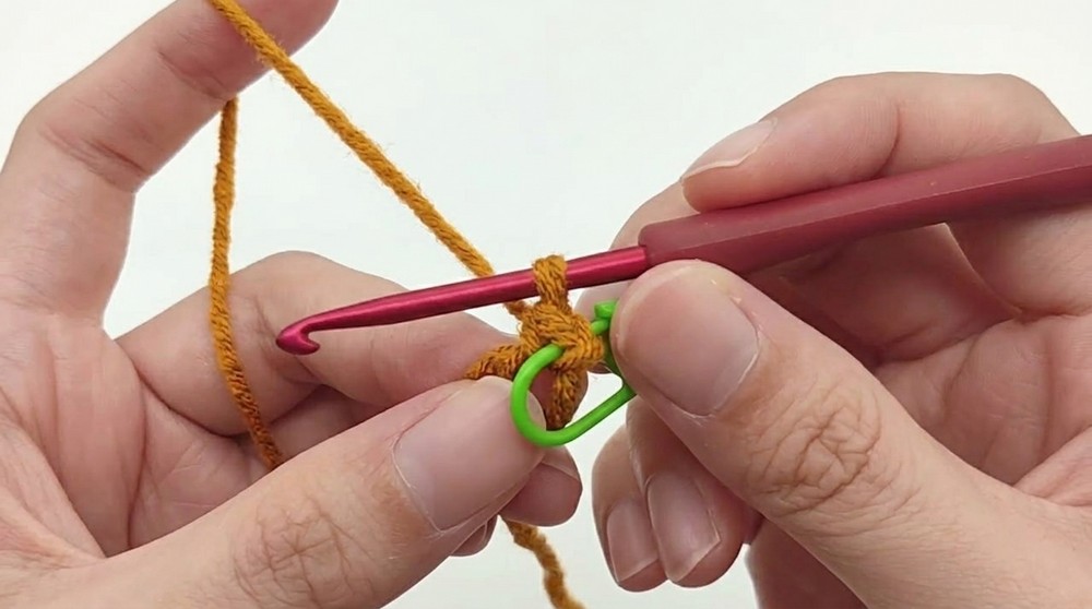 Crochet Lime Keychain Pattern 1