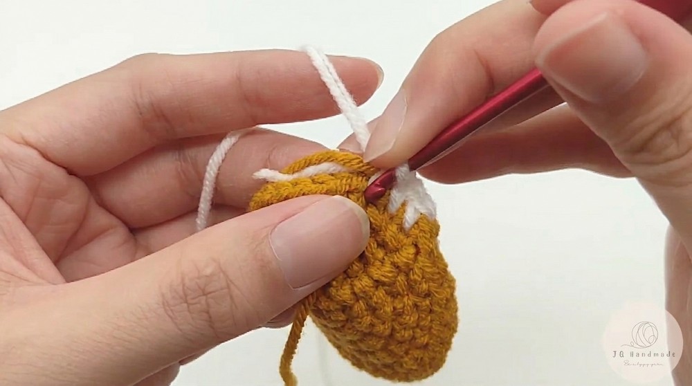 Crochet Lime Keychain Pattern 3