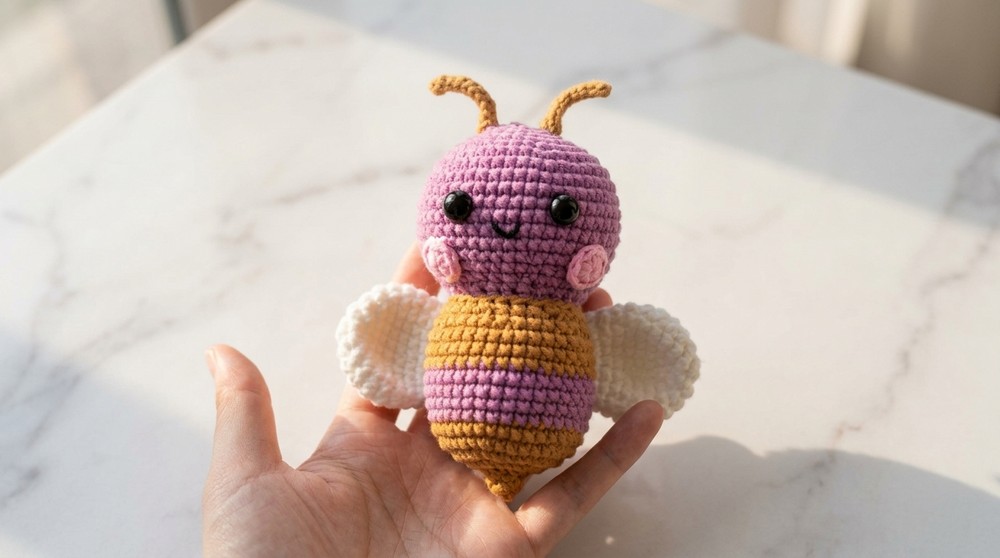 Crochet Little Bee Amigurumi Pattern 6