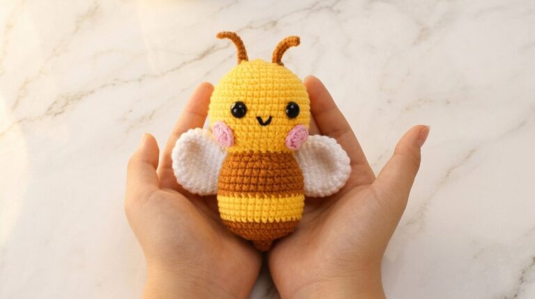 Crochet Little Bee Amigurumi Pattern 7