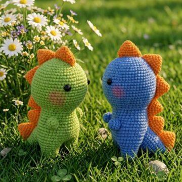 Crochet Little Dinosaur Amigurumi Pattern 6