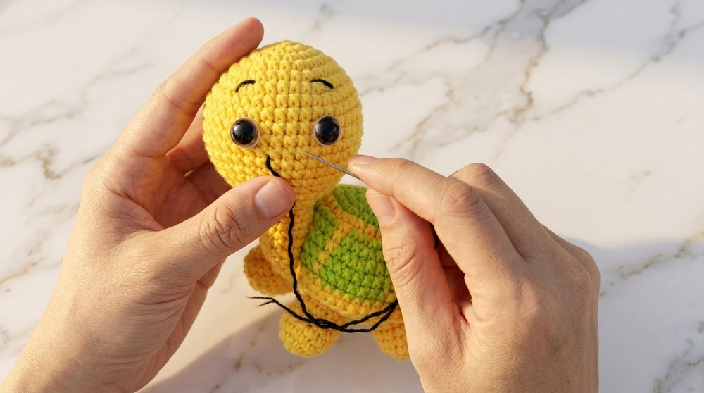 Crochet Little Turtle Amigurumi Pattern 7