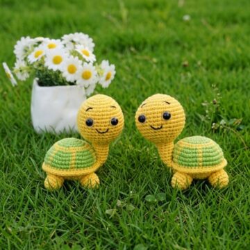 Crochet Little Turtle Amigurumi Pattern 8