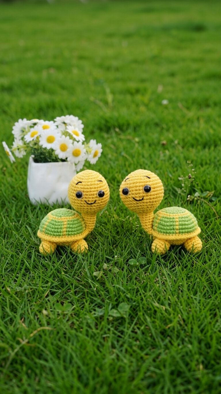 Crochet Little Turtle Amigurumi Pattern 8