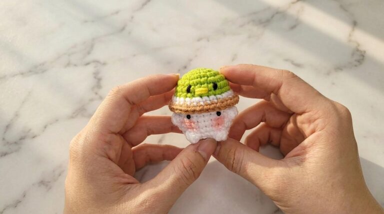 Crochet Mallard Duck Mushroom Pattern 6