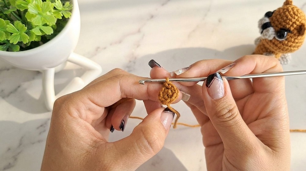 Crochet Mini Beaver Amigurumi Pattern 1