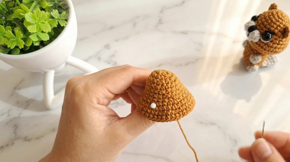 Crochet Mini Beaver Amigurumi Pattern 2