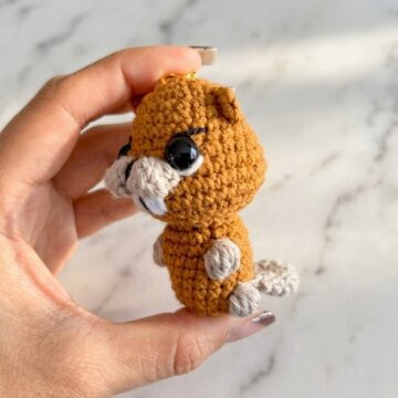Crochet Mini Beaver Amigurumi Pattern 5