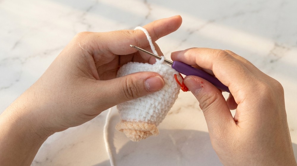 Crochet Mini Chicken Amigurumi Pattern 3