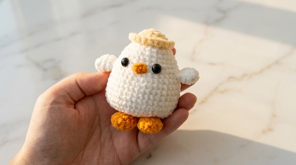 Crochet Mini Chicken Amigurumi Pattern 5