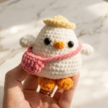 Crochet Mini Chicken Amigurumi Pattern 6