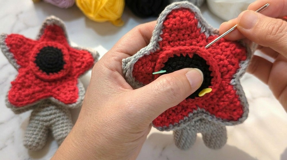 Crochet Mini Demogorgon Amigurumi Pattern 5