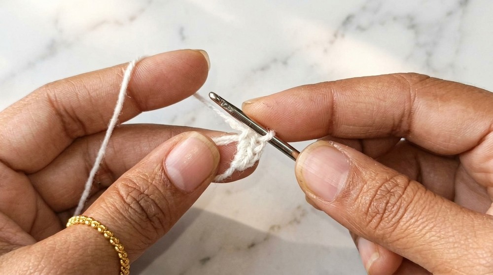 Crochet Mini Fish Keychain Pattern 1