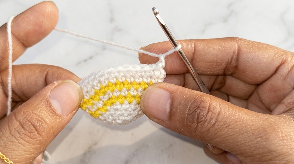 Crochet Mini Fish Keychain Pattern 4