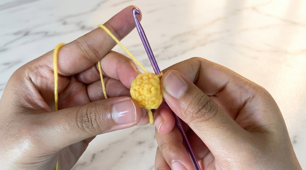 Crochet Mini Lemon Amigurumi Pattern 2