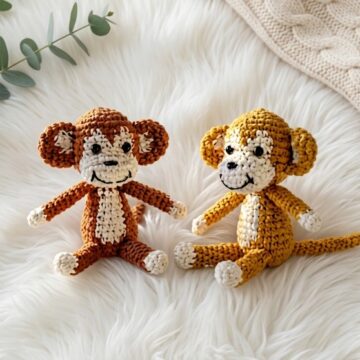Crochet Monkey Amigurumi Pattern 6