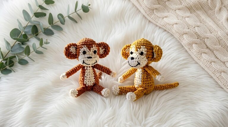 Crochet Monkey Amigurumi Pattern 6