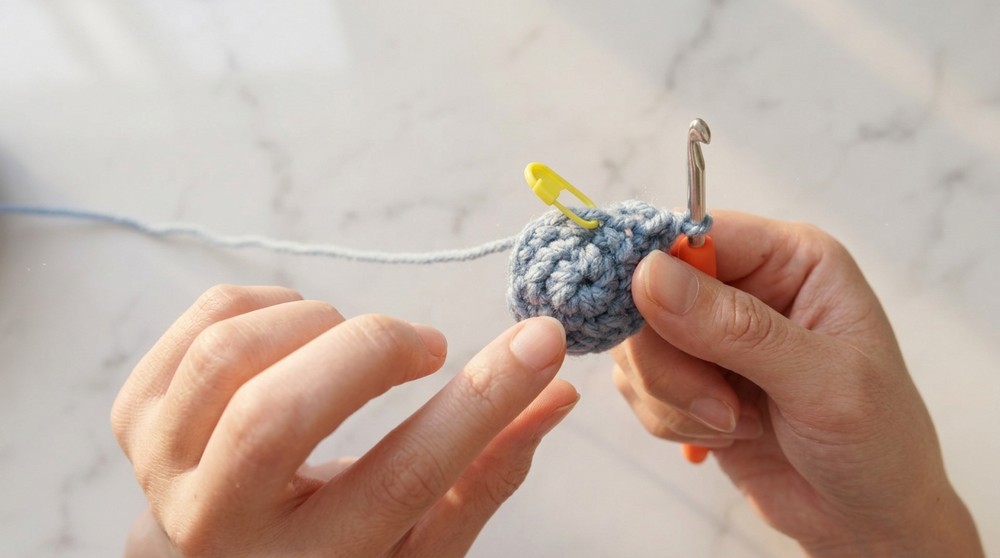 Crochet Mushroom Bag Charm Pattern 2