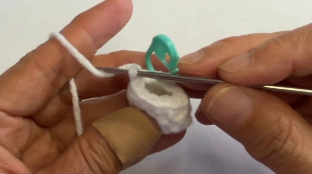 Crochet Mushroom Keychain Pattern 2